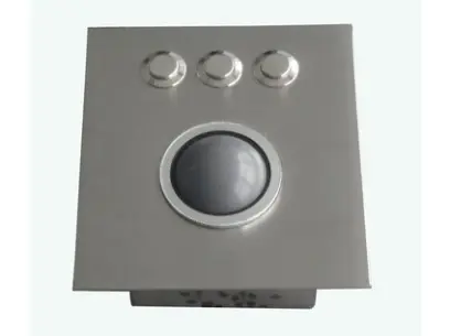 Trackball K-TEK-B107-38-LTB, laserový 38 mm, IP65 celek