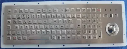 Klávesnice K-TEK-B312-OTB-KP-FN s trackballem, US layout, IP