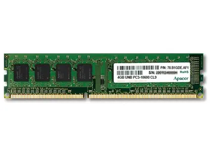 4GB DDR3 1333 SDRAM UDIMM APACER:78.B1GDE.4010C