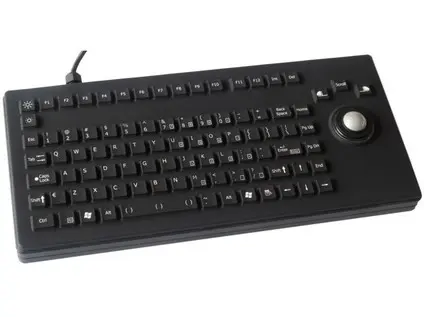 Klávesnice RKCT92S1USB-WLED s trackballem 25mm, podsvit, desktop