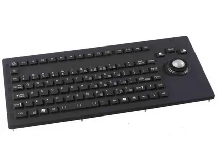 Klávesnice RKCT92F1USB-WLED s trackballem 25mm, podsvit, panelová