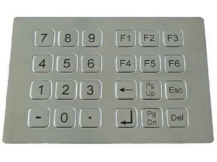 Numerická klávesnice IP65 K-TEK-B139KP-24, panelová