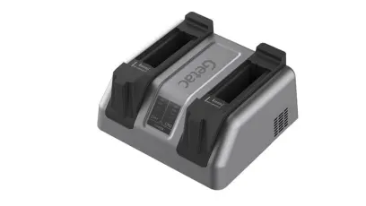 F110 External dual-bay main battery charger, GCMCEL