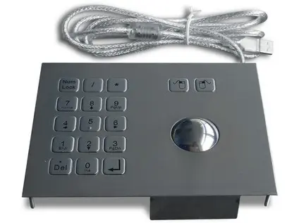 Numerická klávesnice s trackbalem K-TEK-B160-38-OTB-KP , IP6
