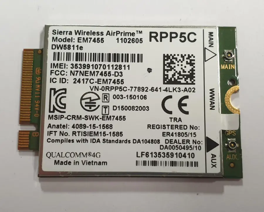 PX-501 4G LTE for EU (EM7455)