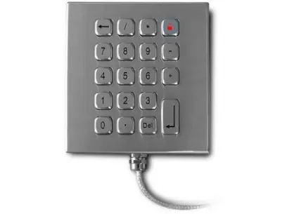 Numerická klávesnice IP67, K-TEK-A118KP-DT-DWP, desktopová