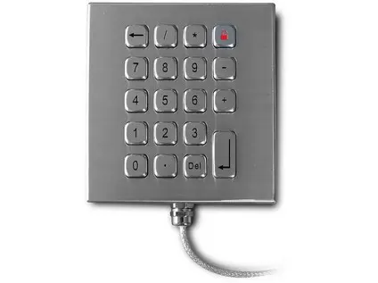 Numerická klávesnice IP67, K-TEK-A118KP-DT-DWP, desktopová