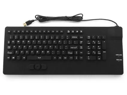 Silikonová klávesnice s trackpointem SK301, IP68