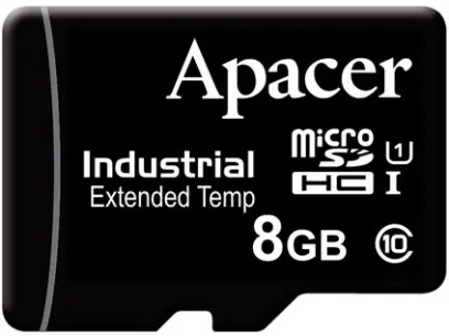 Apacer Industrial microSD SLC 8GB, -40~85°C (AP-MSD08GIE-AAT