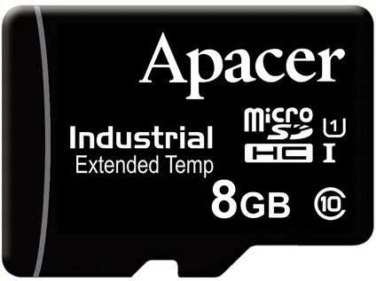 Apacer microSD SLC-lite 8GB, -40~85°C (AP-MSD08GIA-2HTM)