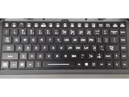 CZ rozložení kláves laserováním