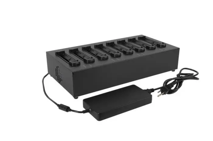 V110 Multi-bay Battery Charger Eight Bay, GCECEC
