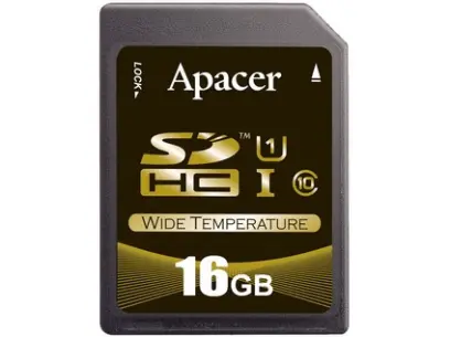 Apacer Industrial SD Card SLC 1GB, -40~85°C (AP-ISD01GIS2B-8T)