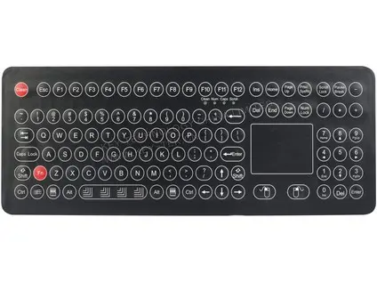 Klávesnice K-TEK-D396TP-KP-FN-DT, USB, US layout