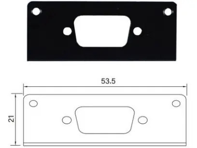 Cincoze 2x univerzal bracket UB0203 - 1x DB9