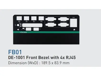 Cincoze FB01 - 4x RJ45 for DE-1001