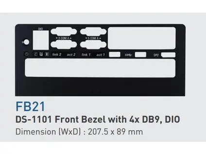 Cincoze FB21 - 4x DB9, Digital I/O for DS-1101