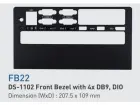 Cincoze FB22 - 4x DB9, Digital I/O for DS-1102