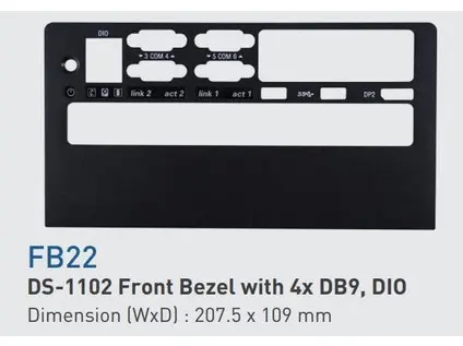 Cincoze FB22 - 4x DB9, Digital I/O for DS-1102