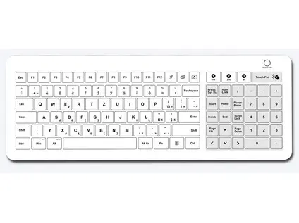 Klávesnice WGKB01, skleněná, bezdrátová, CZ layout