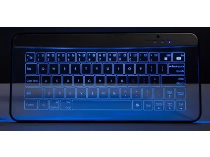 Klávesnice WGKB02, skleněná, bezdrátová, US layout