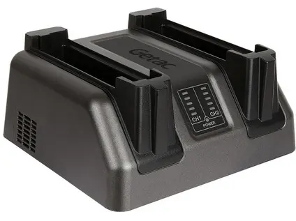 K120 Dual Bay Battery Charger, GCMCEF