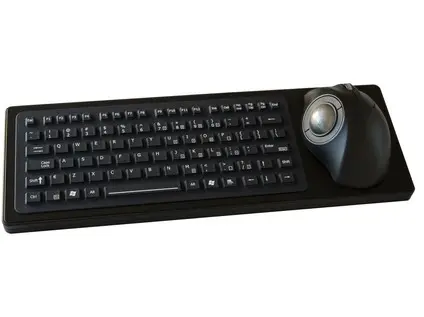 Klávesnice RKTE85 s trackballem 38mm, desktopová, IP67