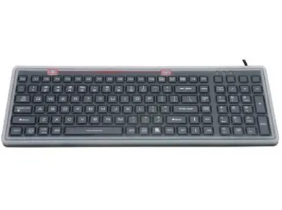 Klávesnice KB002, nerezová, US layout