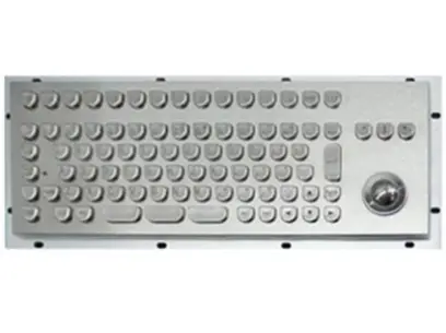 Klávesnice KB300, nerezová, US layout