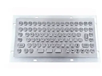 Klávesnice MKB702, nerezová, US layout