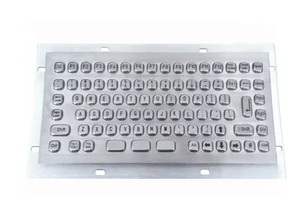 Klávesnice MKB702, nerezová, US layout