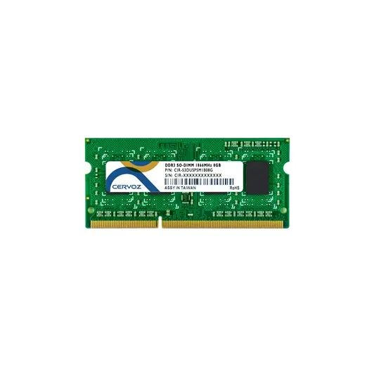 CERVOZ 4GB DDR3L 1600MHz SO-DIMM -40 ~ 85 °C, CIR-W3SUSOSM1604G