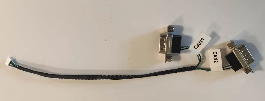 Cable 5 Pin for CAN Bus male wafer con. to 2 channel CAN Bus (41.07505.1500C)