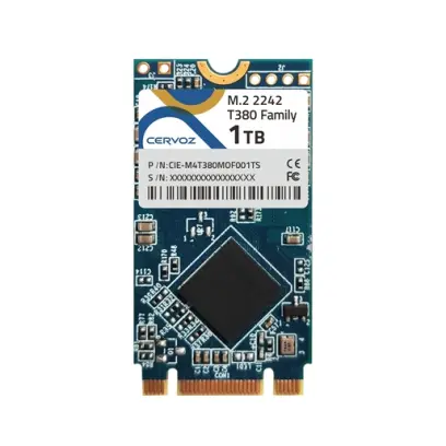 Cervoz Industrial M.2 2242 T380, 128GB TLC,0~70°C, CIE-M4T380MMF128GS