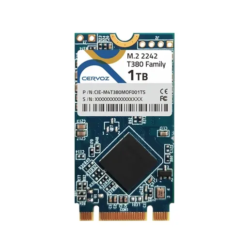 Cervoz Industrial M.2 2242 T380, 128GB TLC,0~70°C, CIE-M4T380MMF128GS
