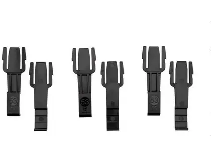 RealWear 3 pairs clips for MSA FULL, 171024