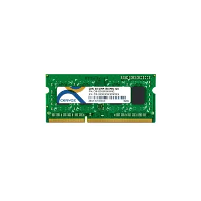 CERVOZ 4GB DDR3L 1600MHz SO-DIMM -40 ~ 85 °C, CIR-W3SUSPSM1604G