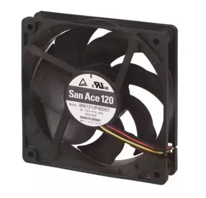 Ventilátor Sanyo Denki 4500rpm 9RA1212P4G001 120x25,12V+se, 4w