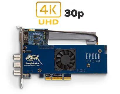 Bluefish SDI 2 port Low profile EPOCH/4K NEUTRON card
