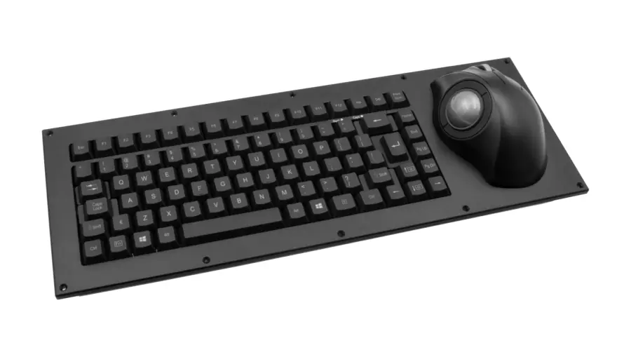 Klávesnice KFTE87N0001USB s trackballem 38 mm, panelová, IP65