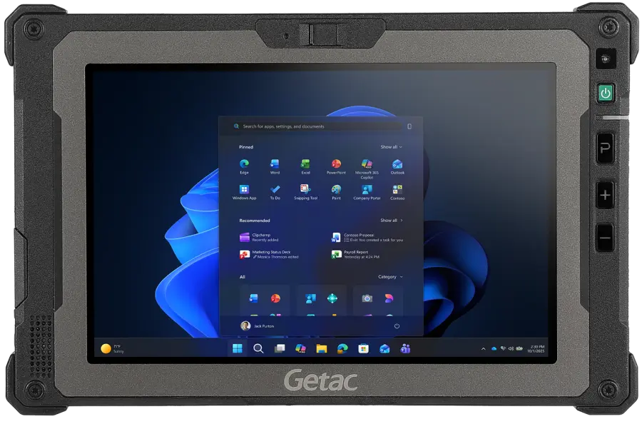 Getac ZX80W LTE, Z8A7WXGI27XX