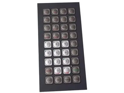 Klávesnice KBM36F1 membránová , panelová, 36 kláves, IP65
