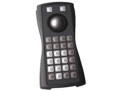 Klávesnice KBMT26S1, membránová s trackballem, do ruky