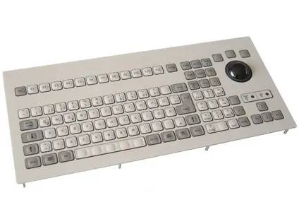 Klávesnice KBMT106F membránová s trackballm 38mm, panelová