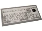 Klávesnice KBMT106S membránová s trackballm 38mm, desktopová