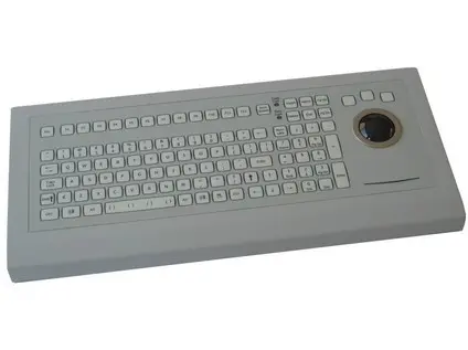 Klávesnice KSTL105S s krátkým stiskem a trackballem 50mm