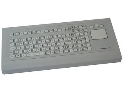 Klávesnice KSTP105S s krátkým stiskem, touchpad, desktop