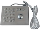 Numerická klávesnice s trackbalem K-TEK-A160-38-LTB-KP , IP6